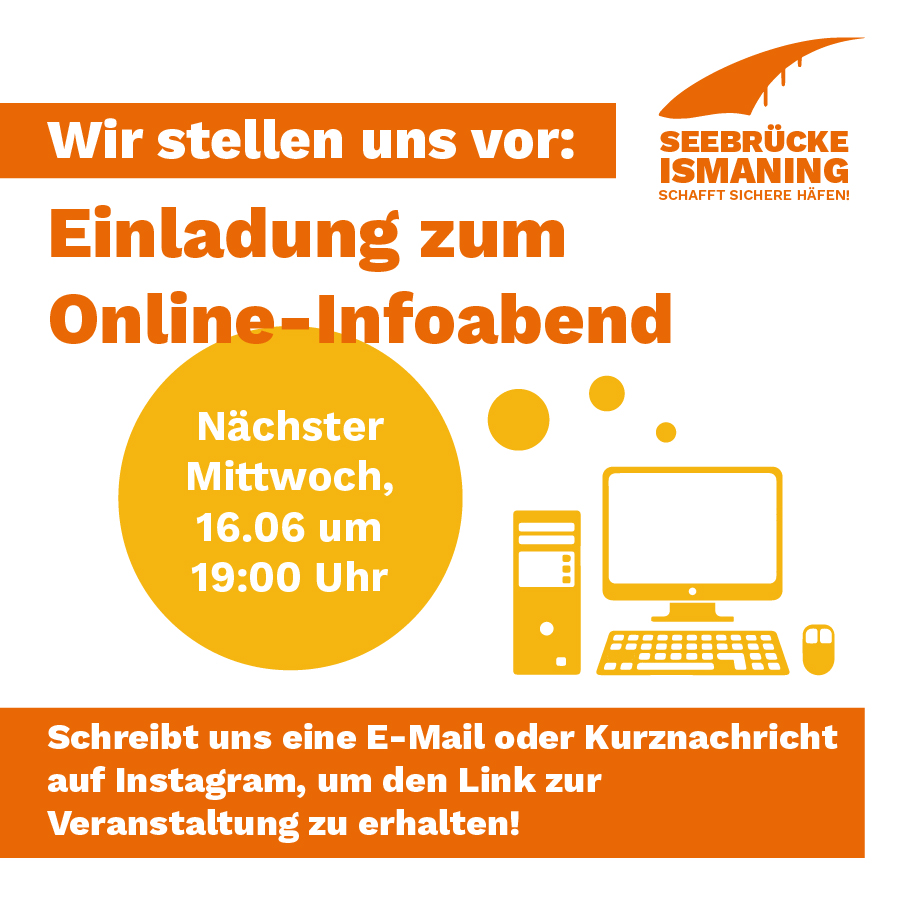 Einladung zum Online-Infoabend am 16. Juni 2021